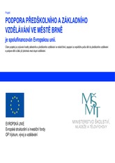Podpora předškolního a základního vzdělávání ve městě Brně